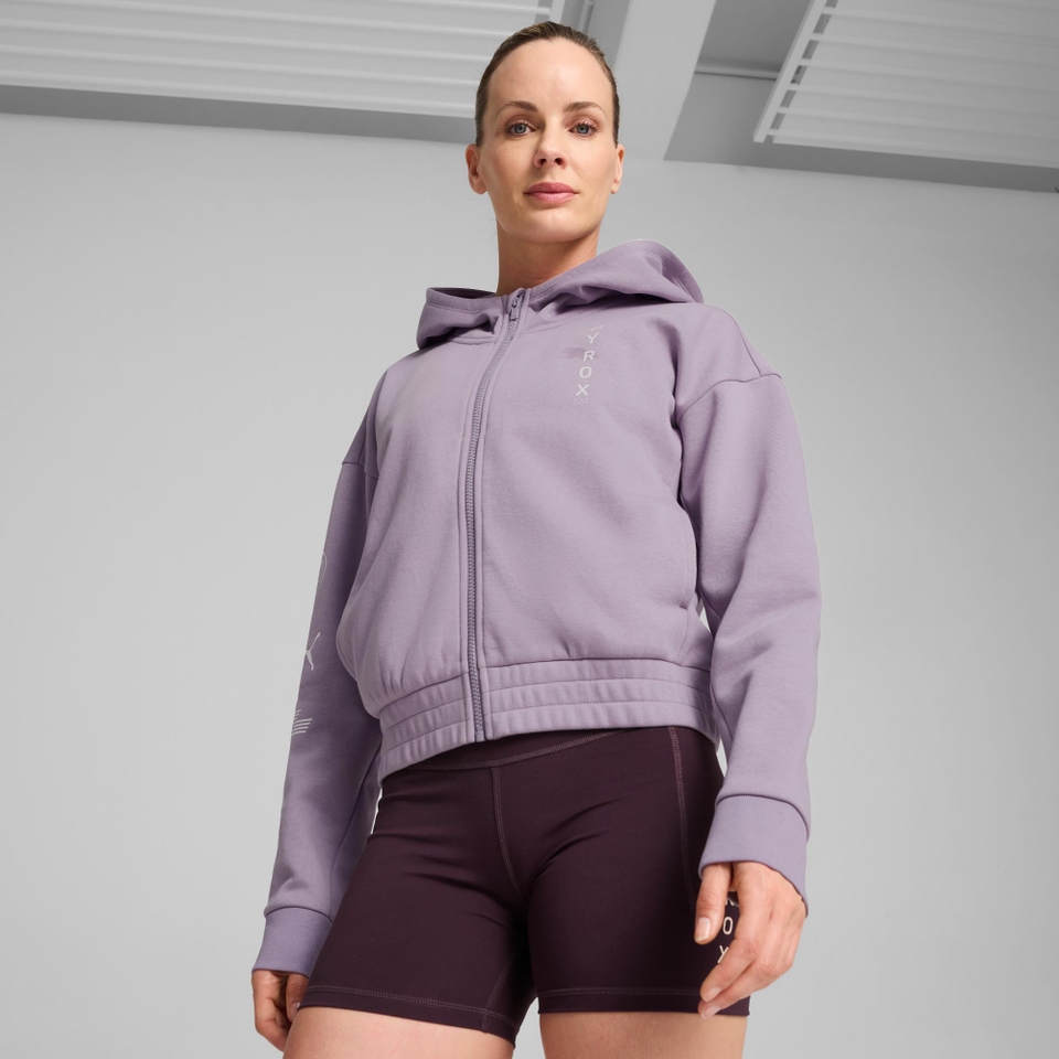 PUMA x HYROX Train Favourite Fleece Full Zip - Women's - Purple