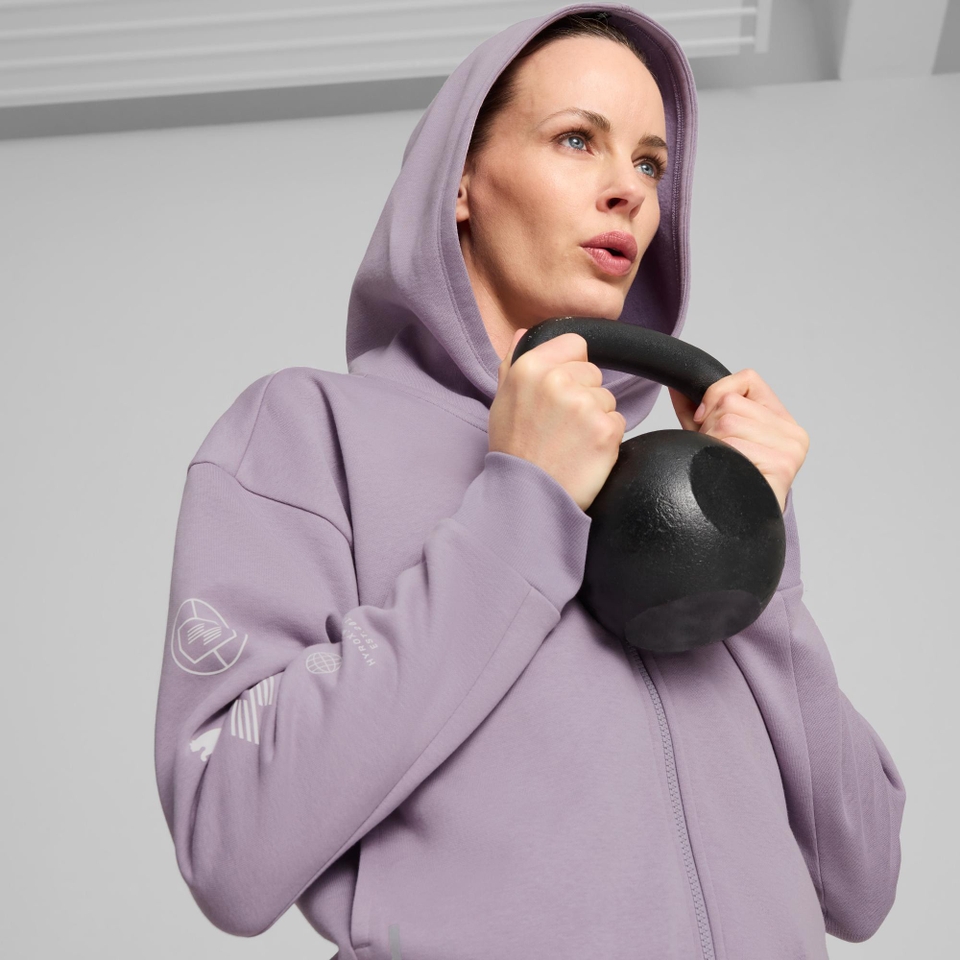 PUMA x HYROX Train Favourite Fleece Full Zip - Women's - Purple