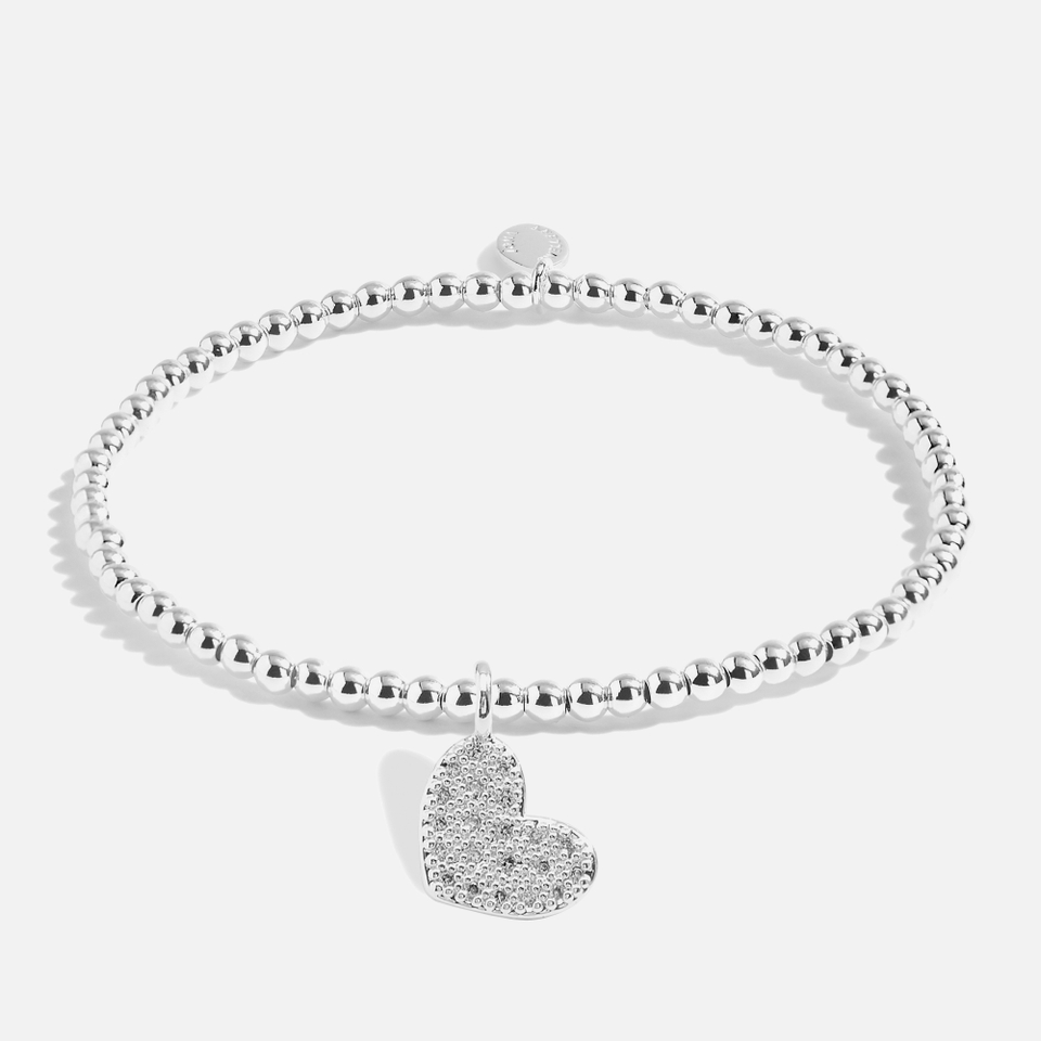 Joma Jewellery Bridal From The Heart Silver-Plated Bracelet