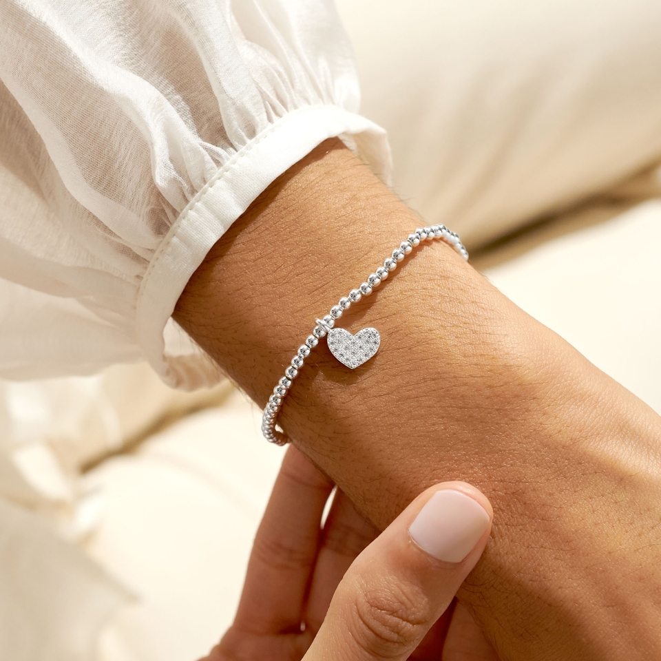Joma Jewellery Bridal From The Heart Silver-Plated Bracelet