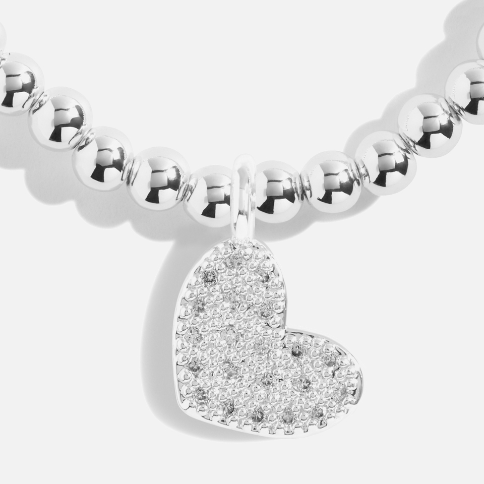 Joma Jewellery Bridal From The Heart Silver-Plated Bracelet