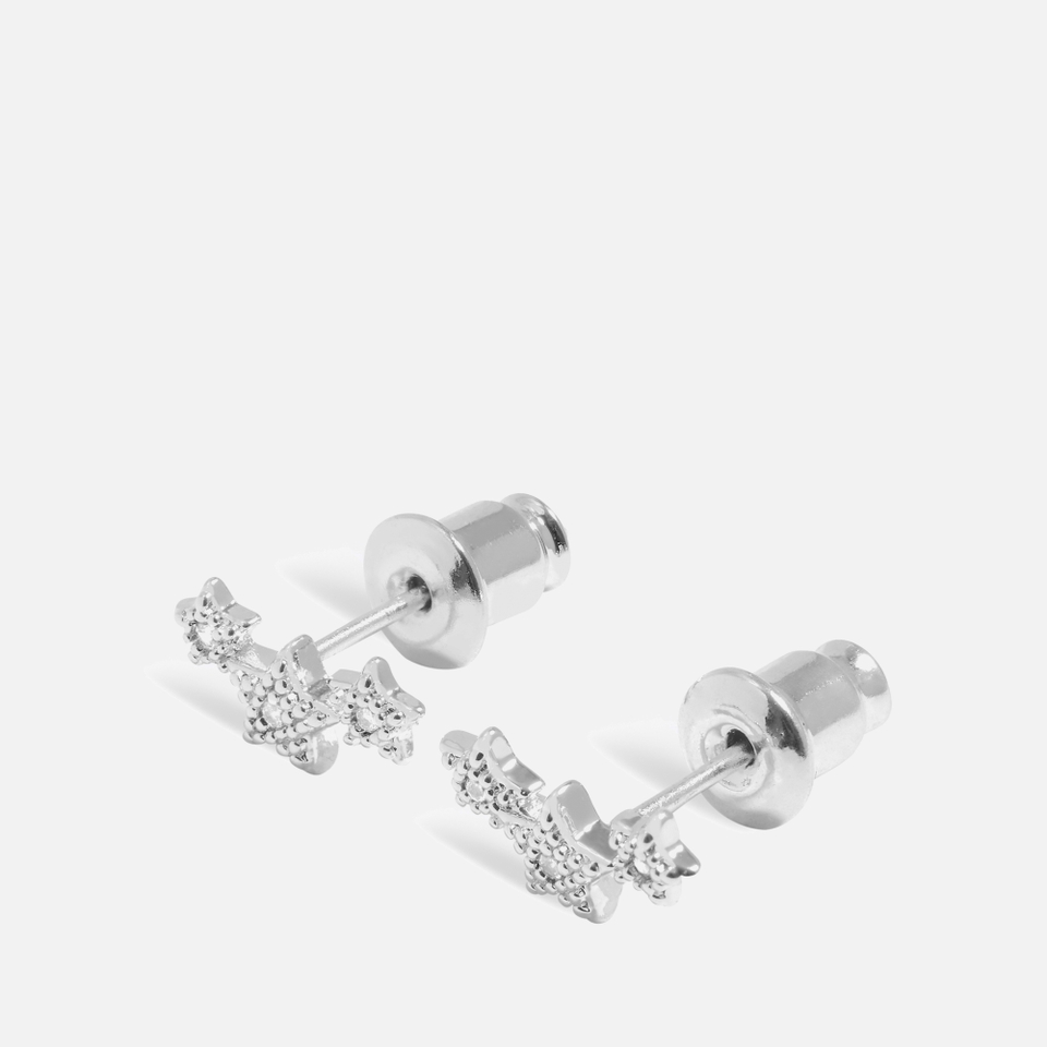Joma Jewellery Bauble Merry Christmas Silver-Plated Earrings
