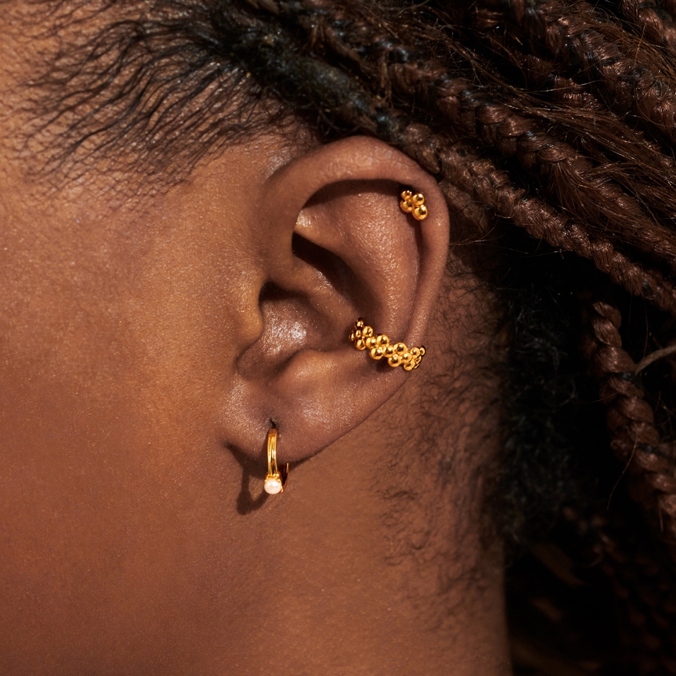 Joma Jewellery Stacks Of Style Gold-Plated Earrings