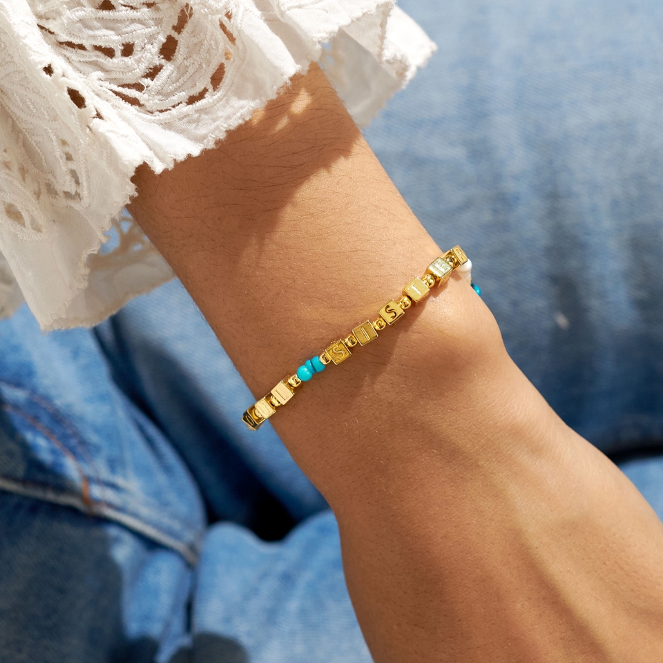 Joma Jewellery Words To Live By Soul Sister Gold-Plated Bracelet