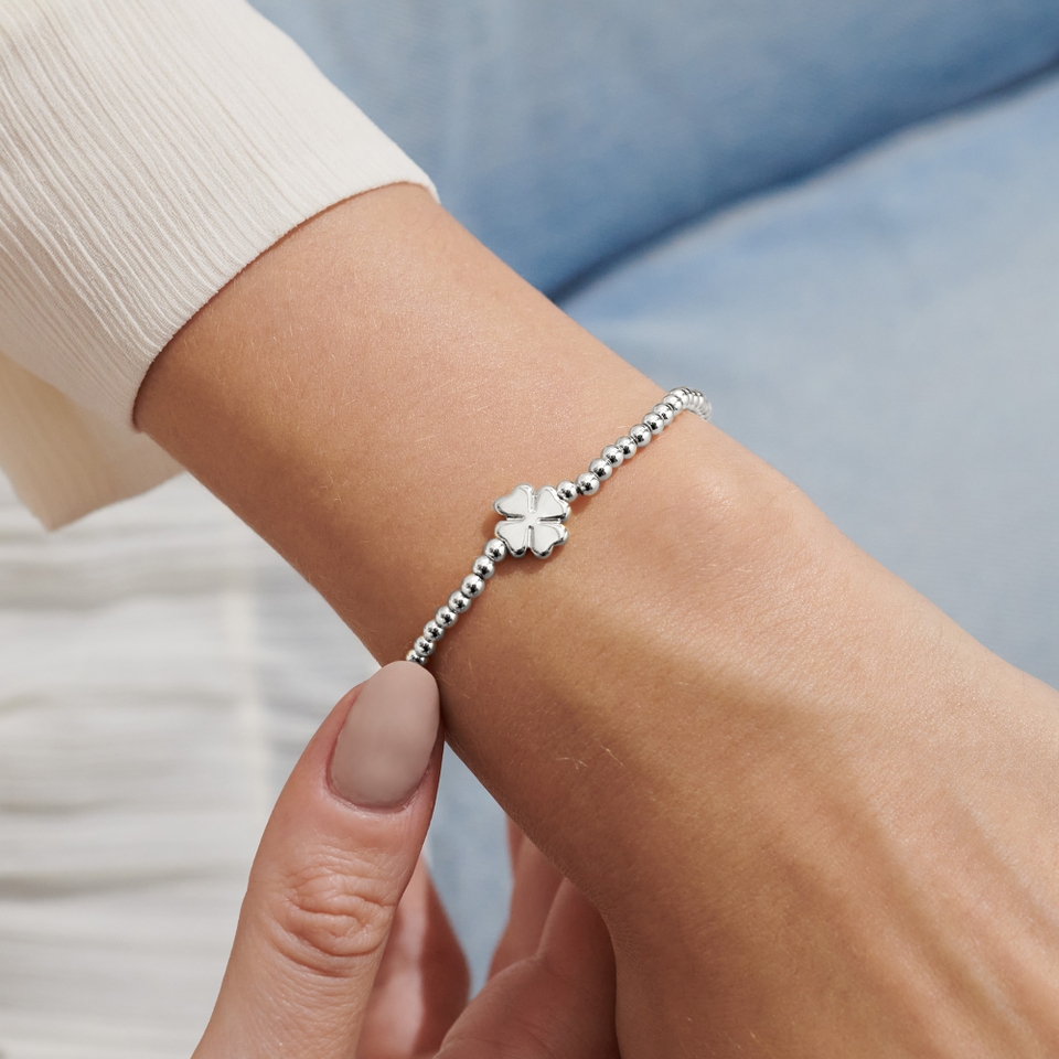 Joma Jewellery A Little Luck Silver-Plated Bracelet