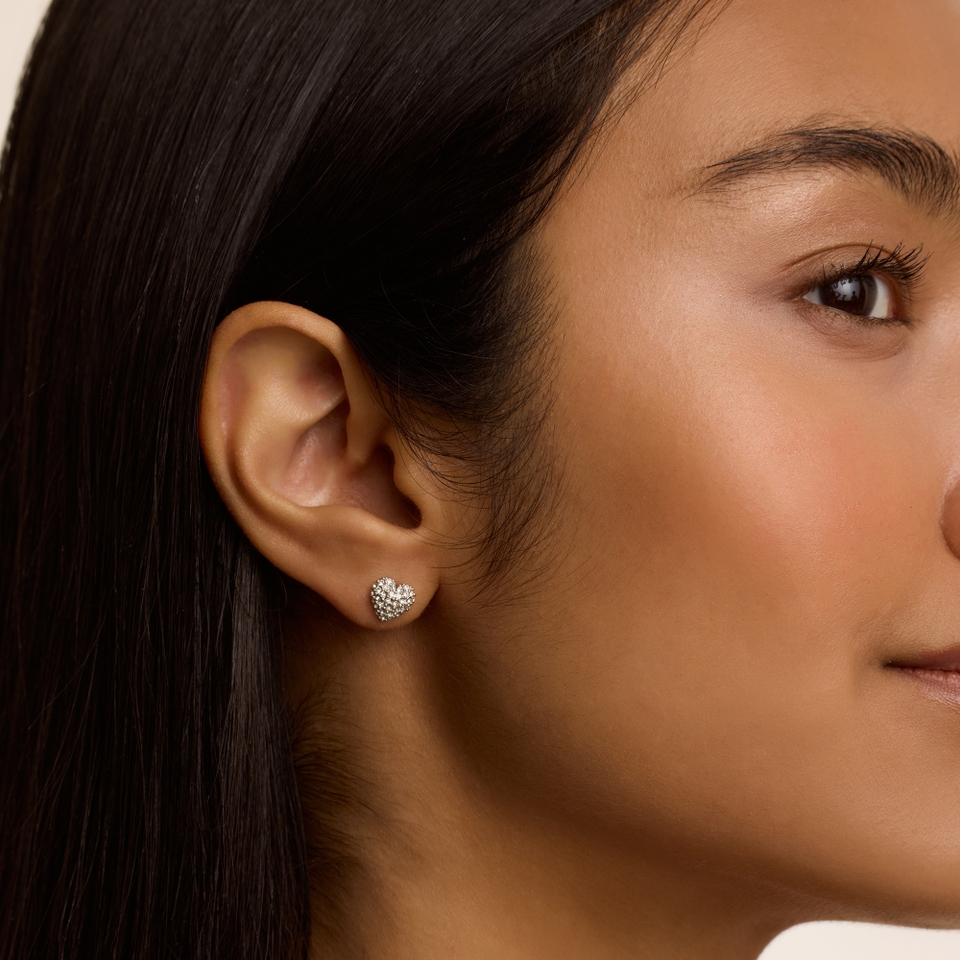 Ted Baker Adoraa Silver-Plated Sweetheart Earrings