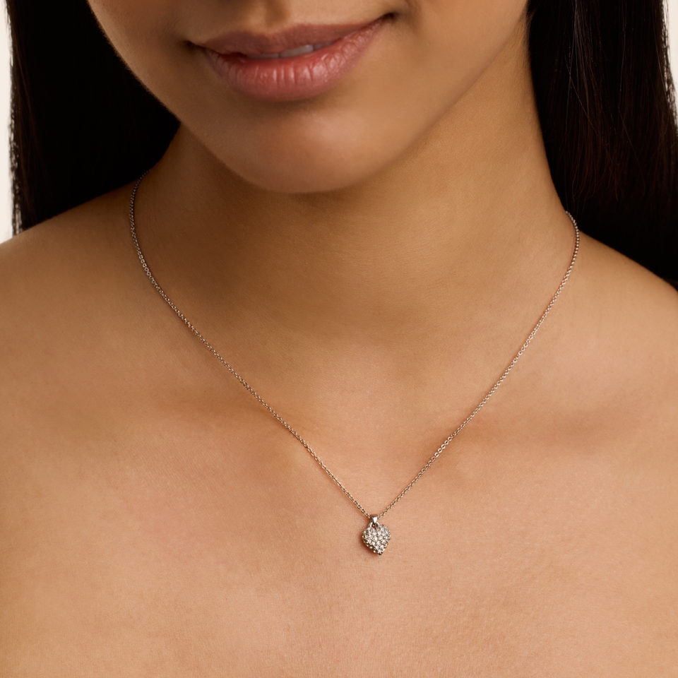Ted Baker Adorina Silver-Plated Sweetheart Necklace