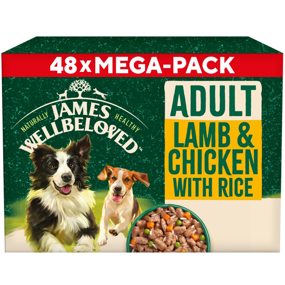 Adult Lamb & Chicken & Rice in Gravy Wet Dog Food Pouches