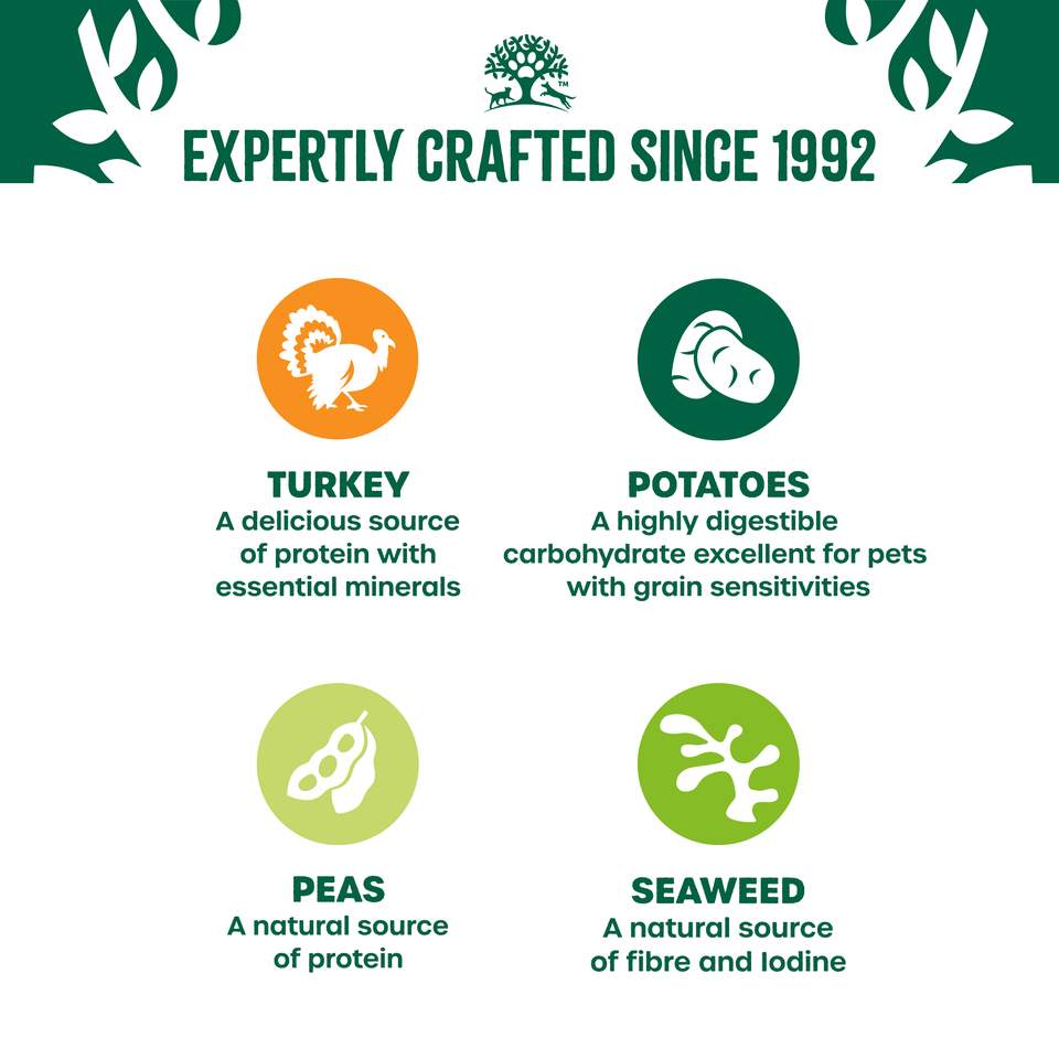 Adult Turkey in Gravy Grain Free Wet Dog Food Pouches 12 pouches