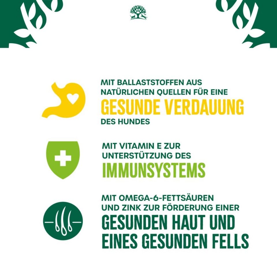 Adult Hund Nass ohne Getreide Lamm & Huhn mit Gemüse in Sauce, Portionsbeutel