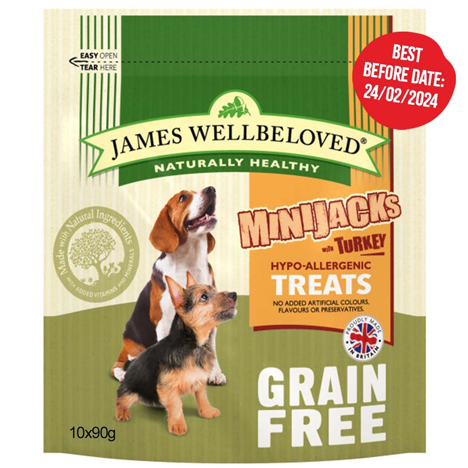 Minijacks Dog Treats Grain Free Turkey & Vegetables