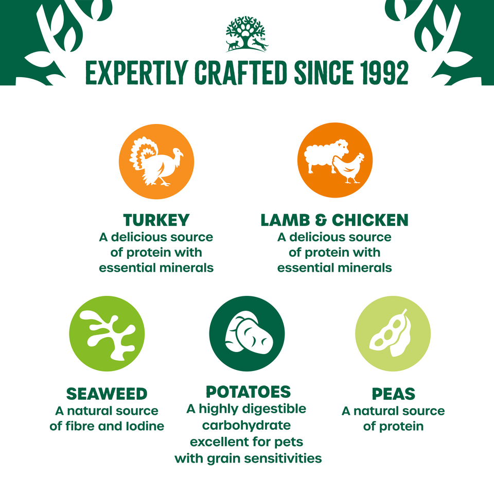 Adult Turkey & Lamb & Chicken in Gravy Grain Free Wet Dog Food Pouches 48 pouches