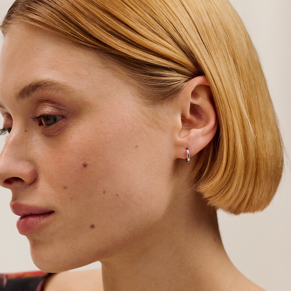 Ted Baker Crislie Silver-Plated Hoop Earrings