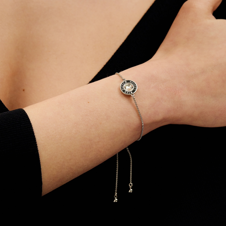 Ted Baker Cherla Button Silver-Plated Bracelet