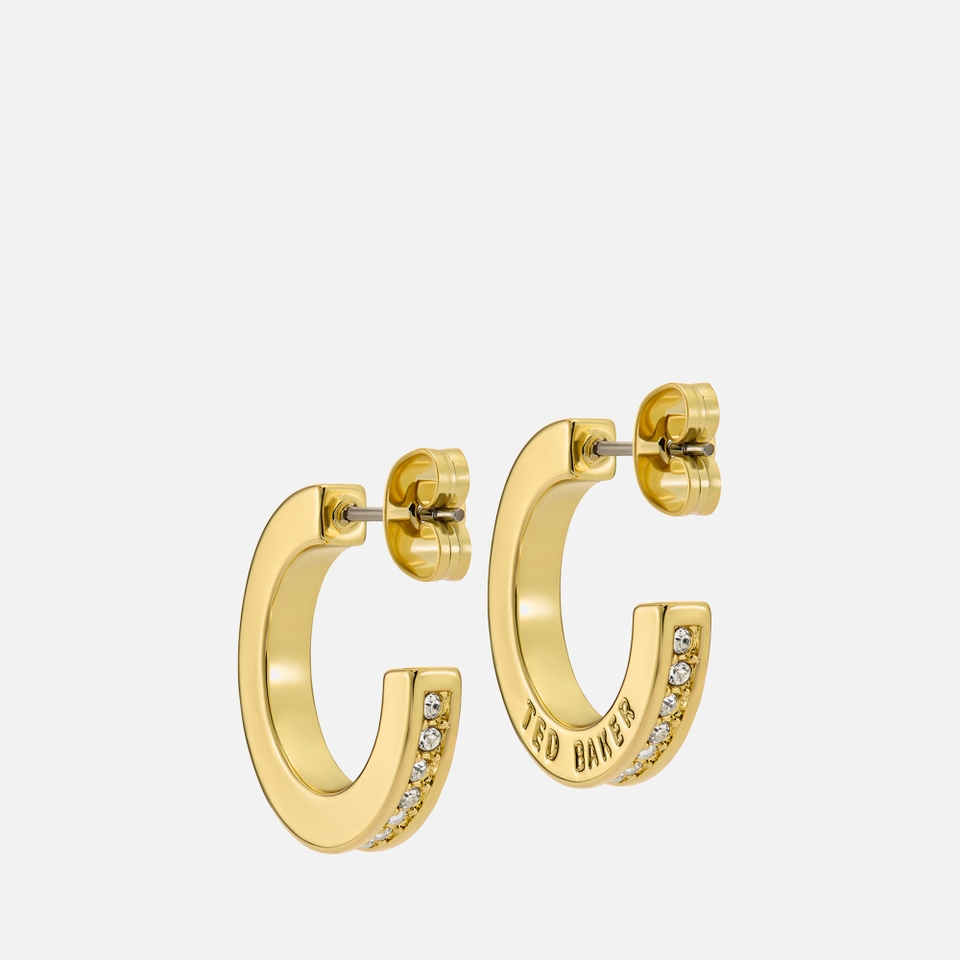 Ted Baker Sinliaa Gold-Plated Hoop Earrings