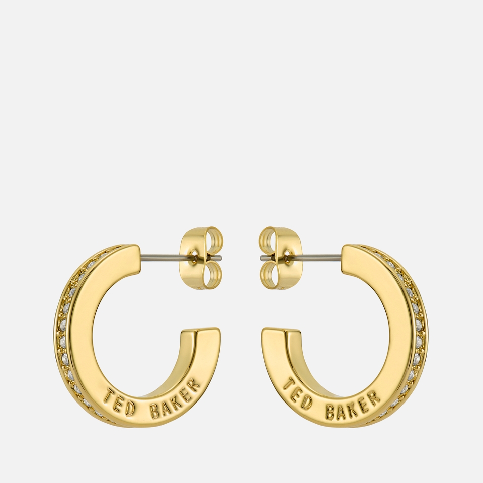 Ted Baker Women's Sinliaa: Crystal Hoop Earrings - Gold