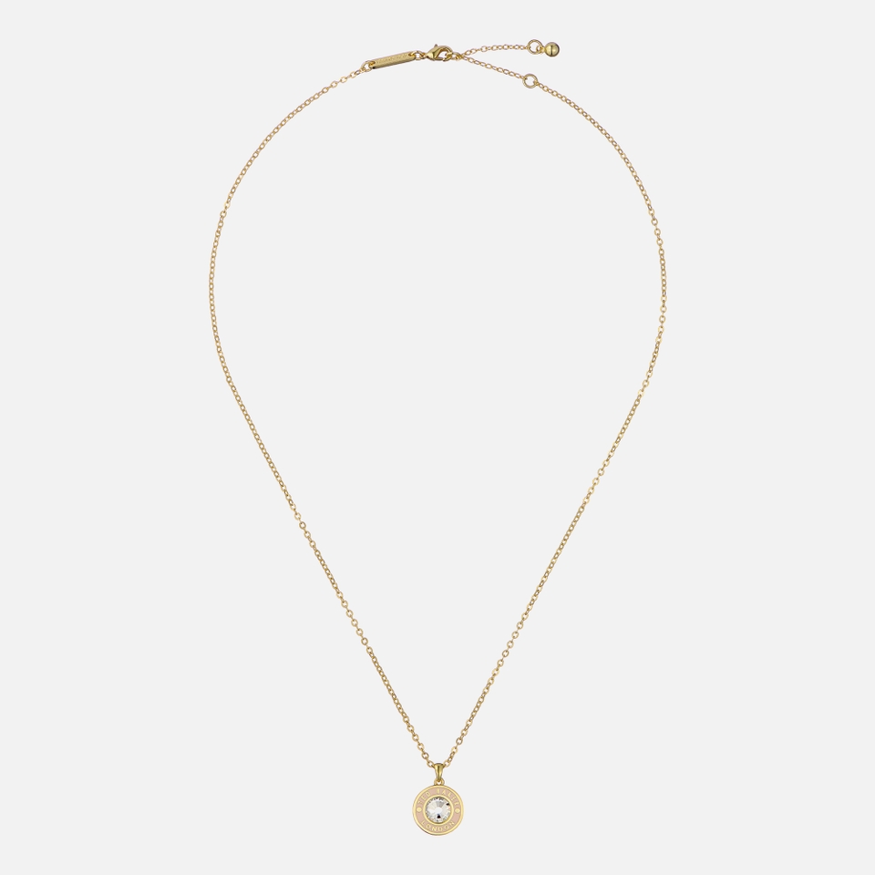 Ted Baker Cherlie Button Gold-Plated Necklace