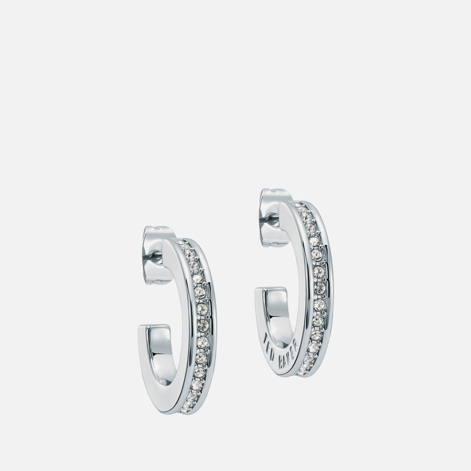 Ted Baker Sinliaa Silver-Plated Hoop Earrings