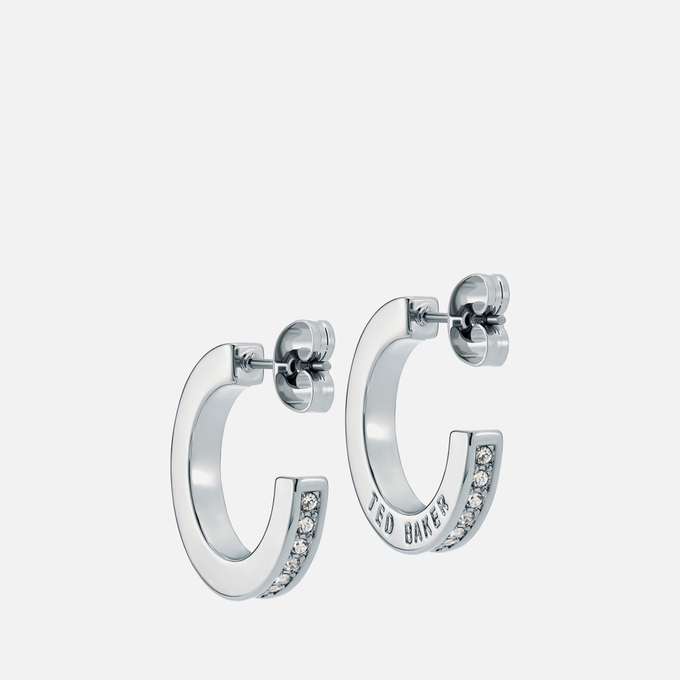 Ted Baker Sinliaa Silver-Plated Hoop Earrings