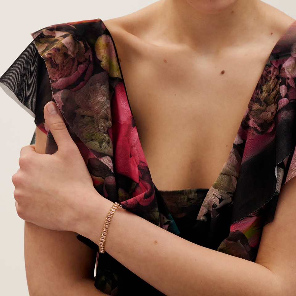 Ted Baker Isabela Gold-Plated Baguette Bracelet