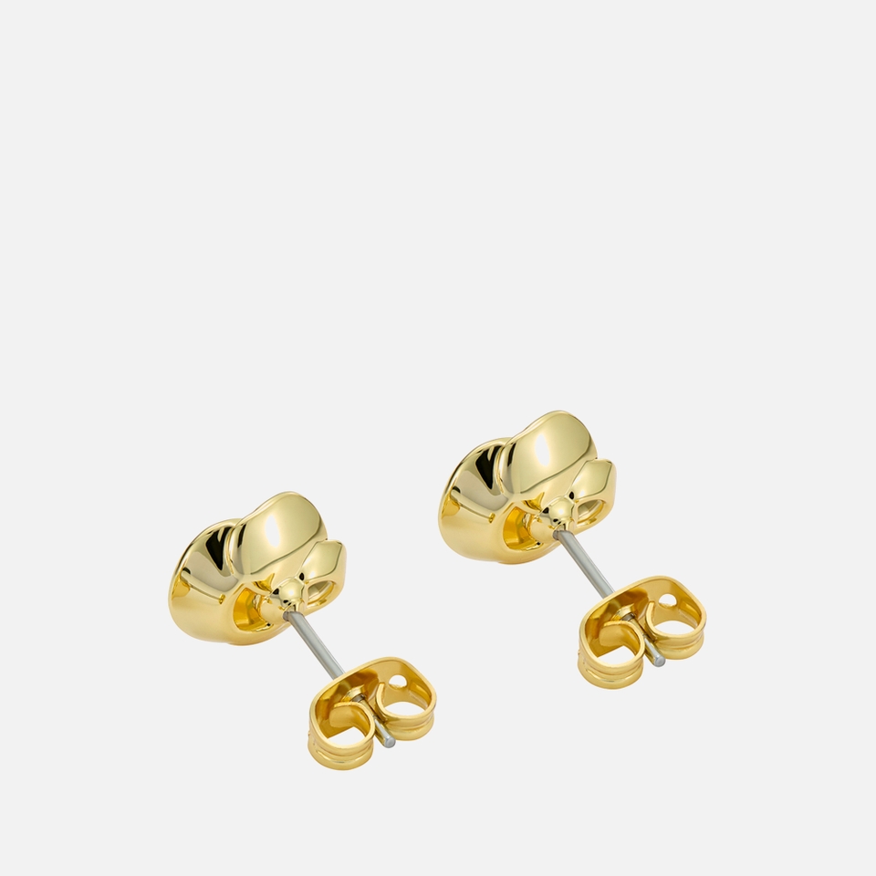 Ted Baker Flo Pearl Gold-Plated Flower Earrings
