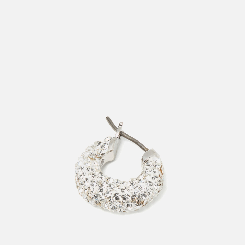 Kate Spade New York Pop Of Joy Silver-Tone Huggies