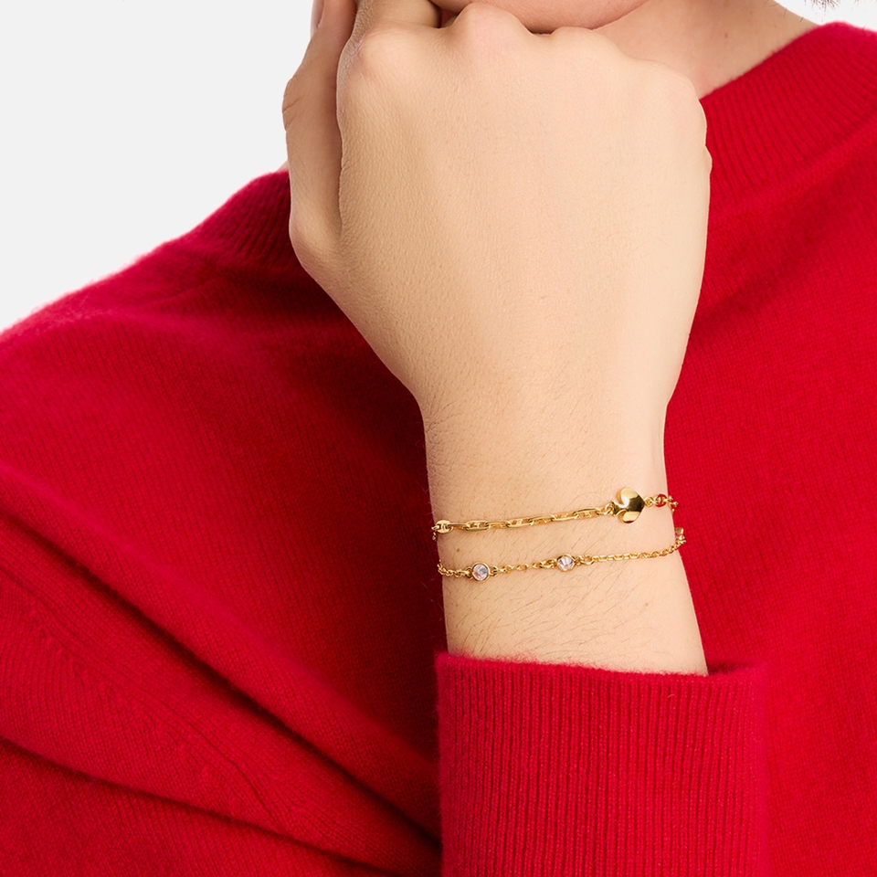 Kate Spade New York Gold-Tone O Spade Bracelet