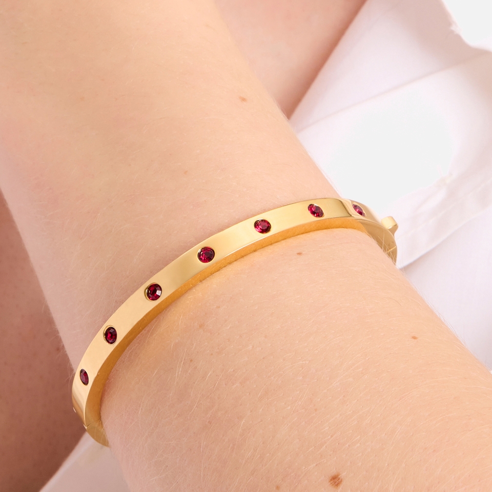 Kate Spade New York Set In Stone Gold-Tone Bangle