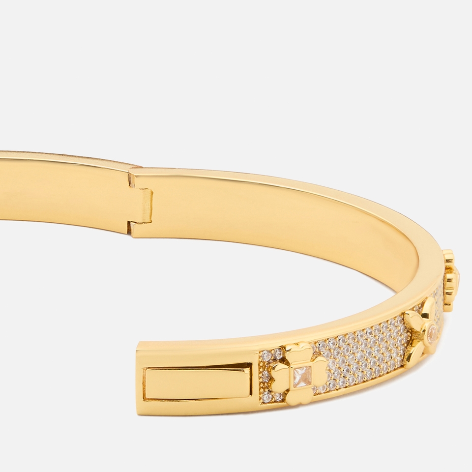 Kate Spade New York Heritage Bloom Gold-Tone Bangle