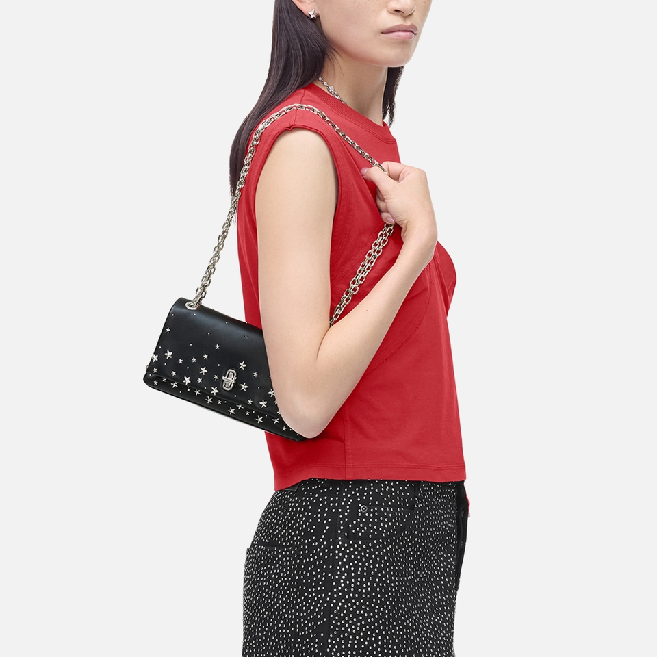 Marc Jacobs The Dual Chain Studded Leather Wallet