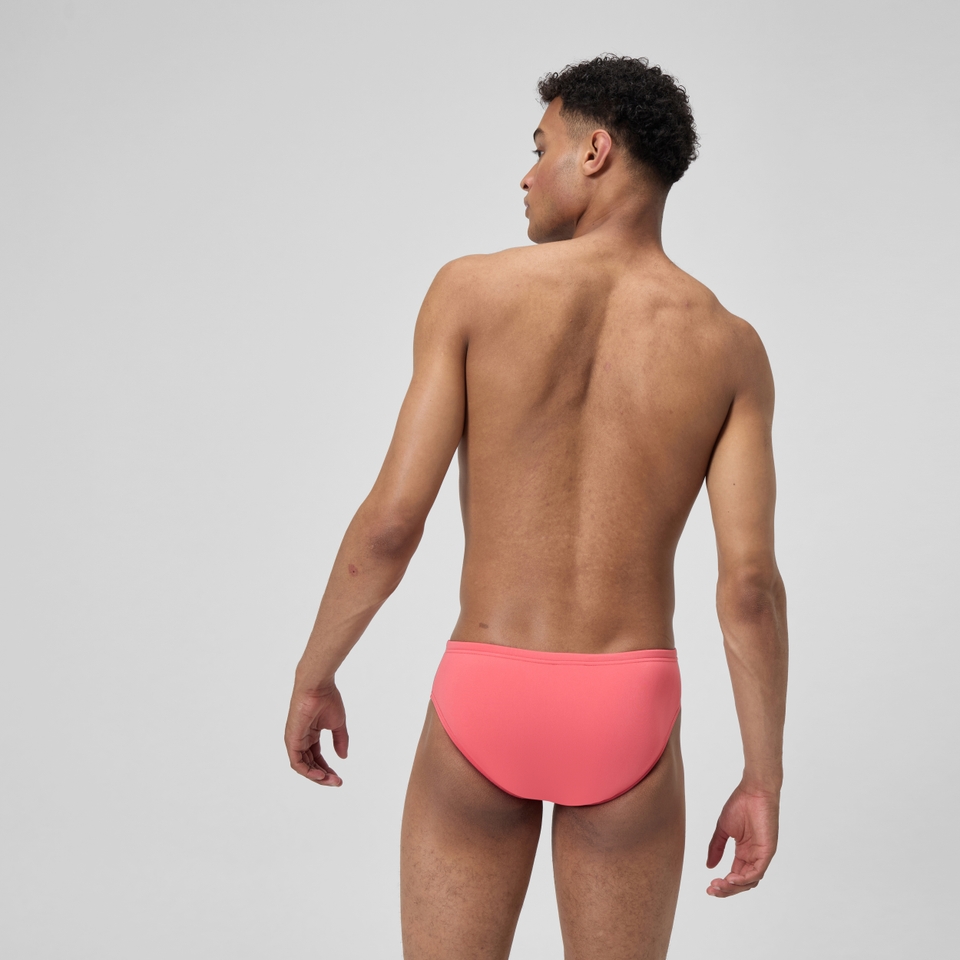 Men's Solid One Brief Orange