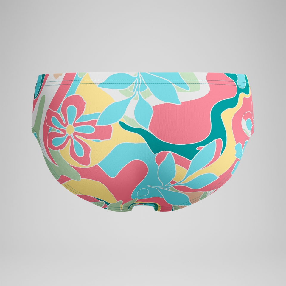 Men's Printed One Brief Pink/Red