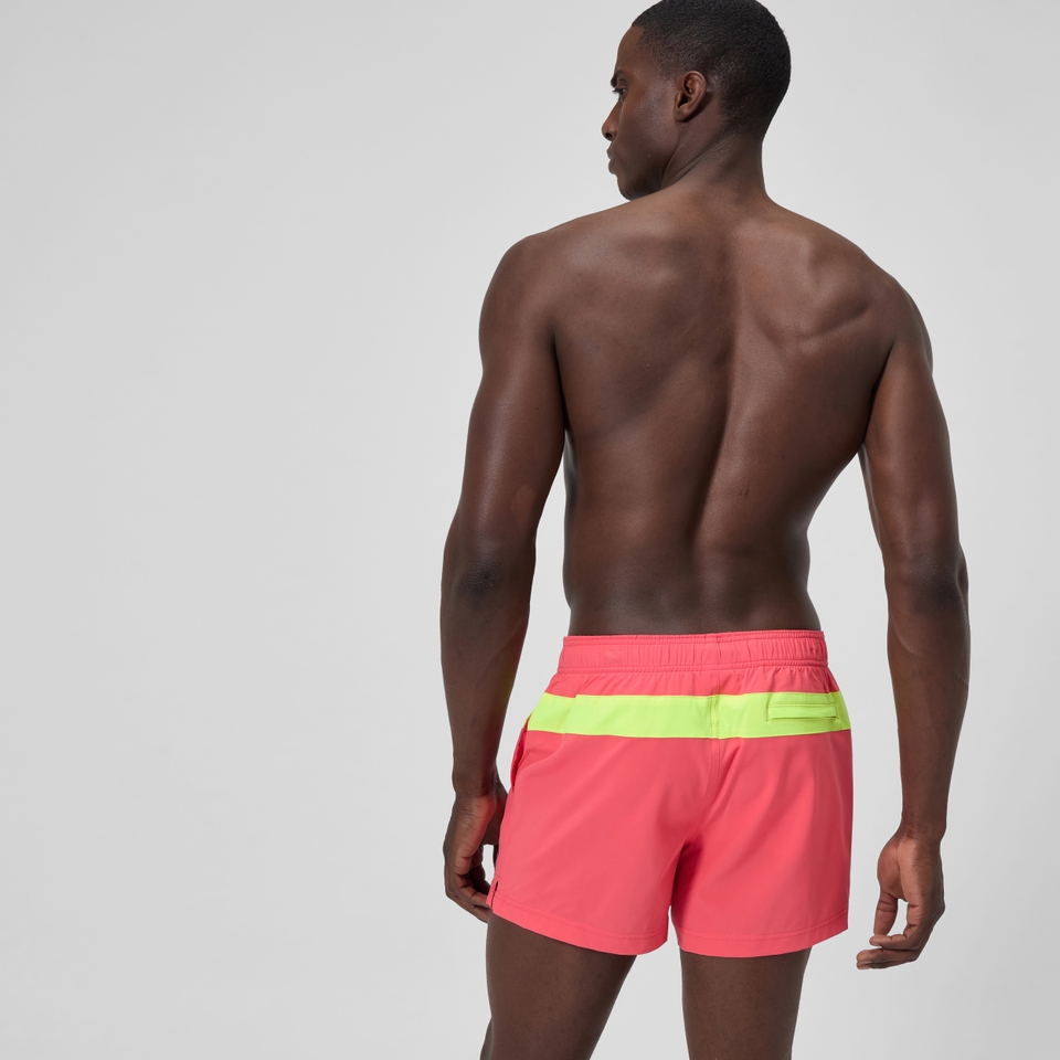 Men's Colorblock Redondo Edge Volley 14" Swim Trunks Pink