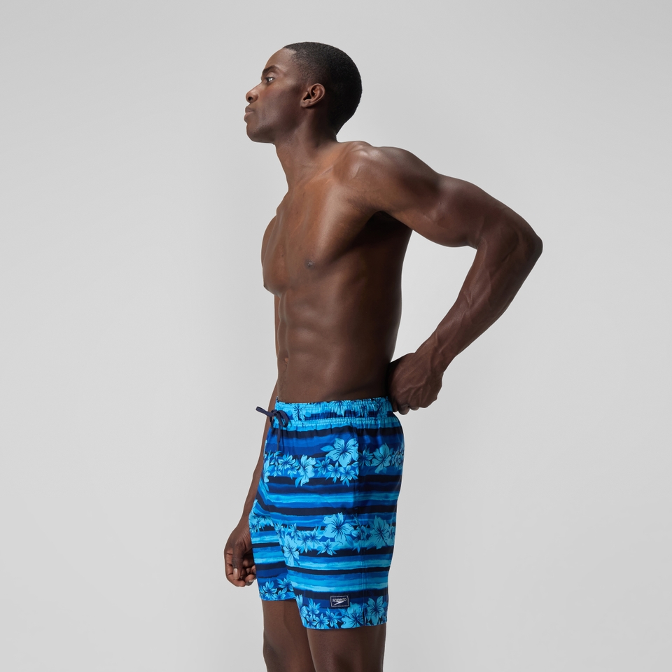 Men's Print Redondo Volley 18" Swim Trunks Blue