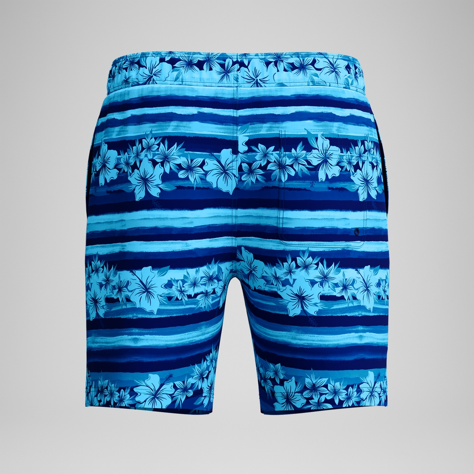 Men's Print Redondo Volley 18" Swim Trunks Blue