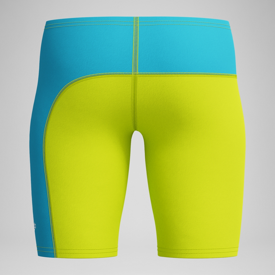 Boys Spliced Jammer Yellow/Blue