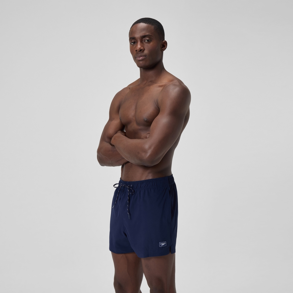 Men's Classics Solid Redondo Edge Volley 14" Swim Trunks Navy