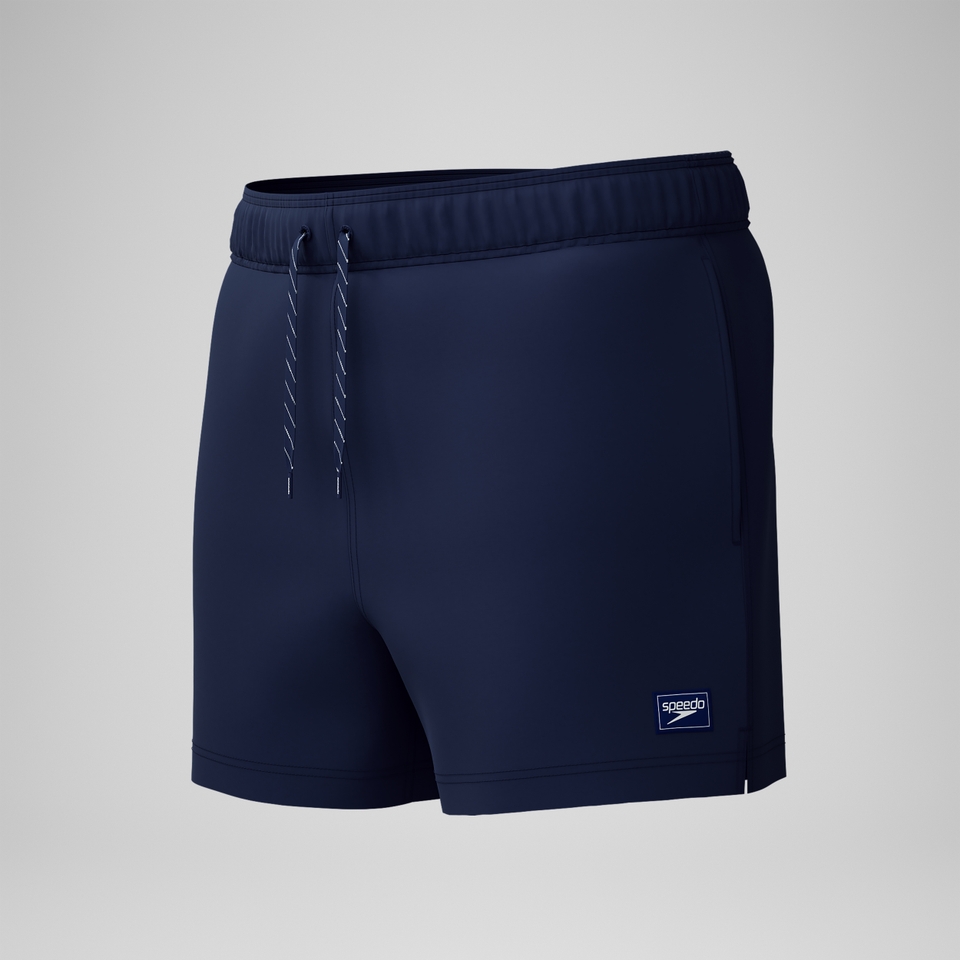 Men's Classics Solid Redondo Edge Volley 14" Swim Trunks Navy