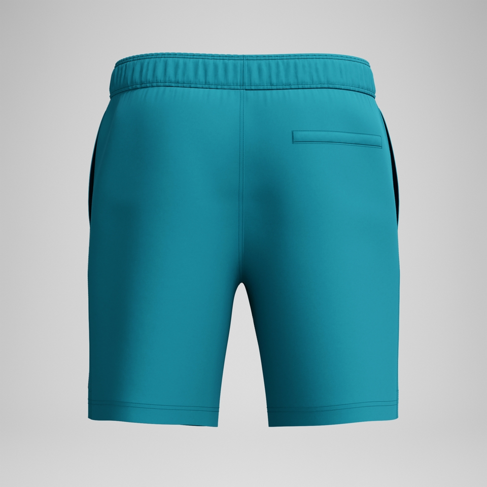 Men's Classic Solid Redondo Edge Volley 18" Swim Trunks Blue