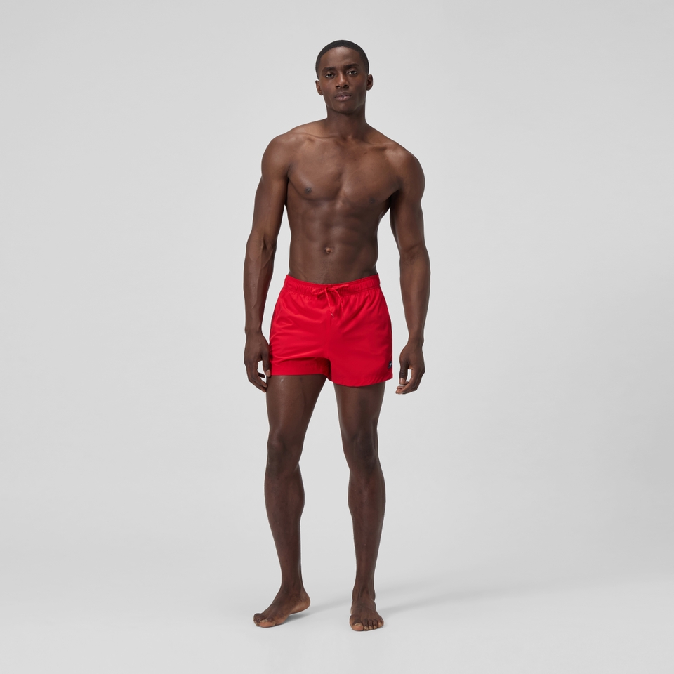 Men's Classics Solid Redondo Edge Volley 14" Swim Trunks Red