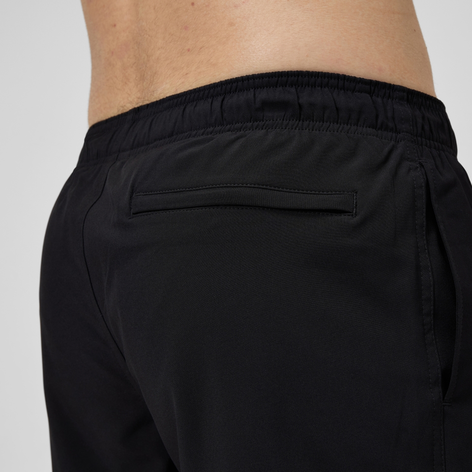 Men's Classic Solid Redondo Edge Volley 18" Swim Trunks Black