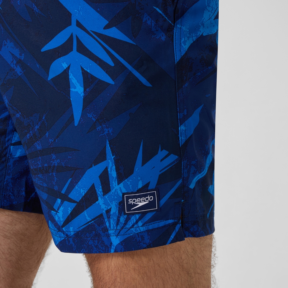 Men's Print Redondo Volley 18" Swim Trunks Blue