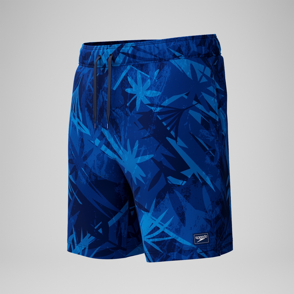 Men's Print Redondo Volley 18" Swim Trunks Blue