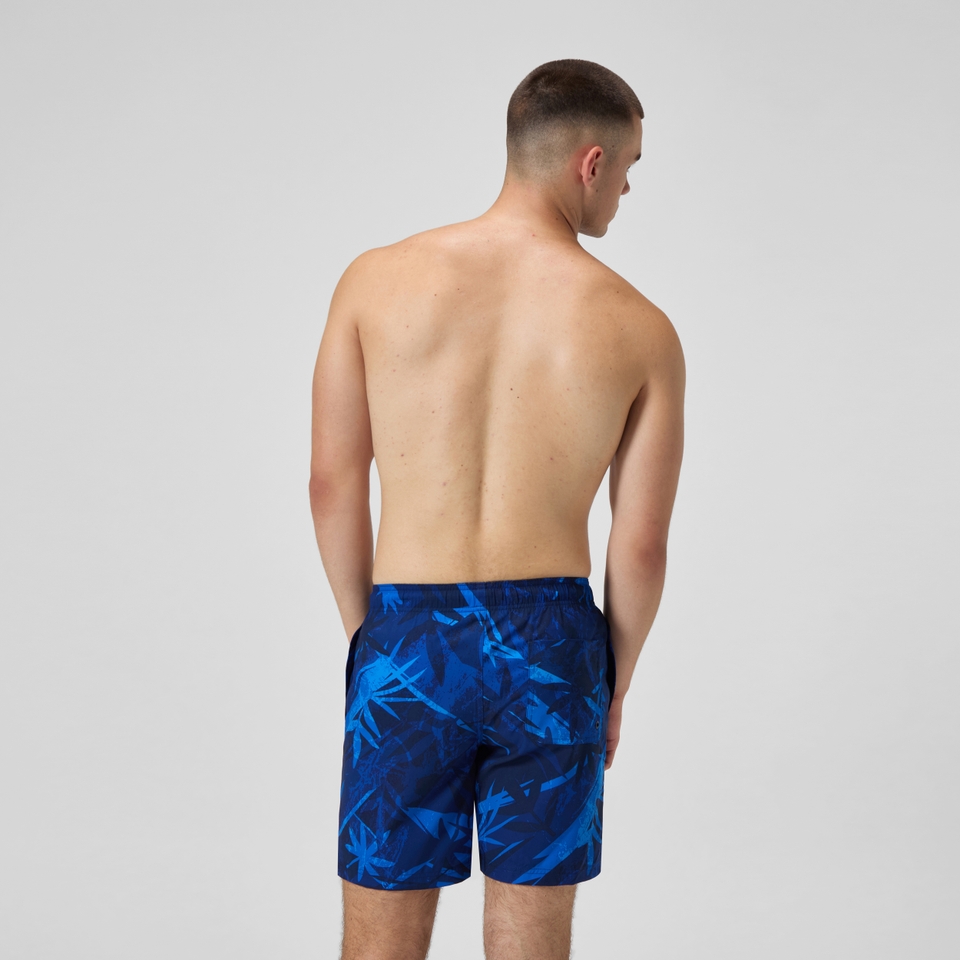 Men's Print Redondo Volley 18" Swim Trunks Blue