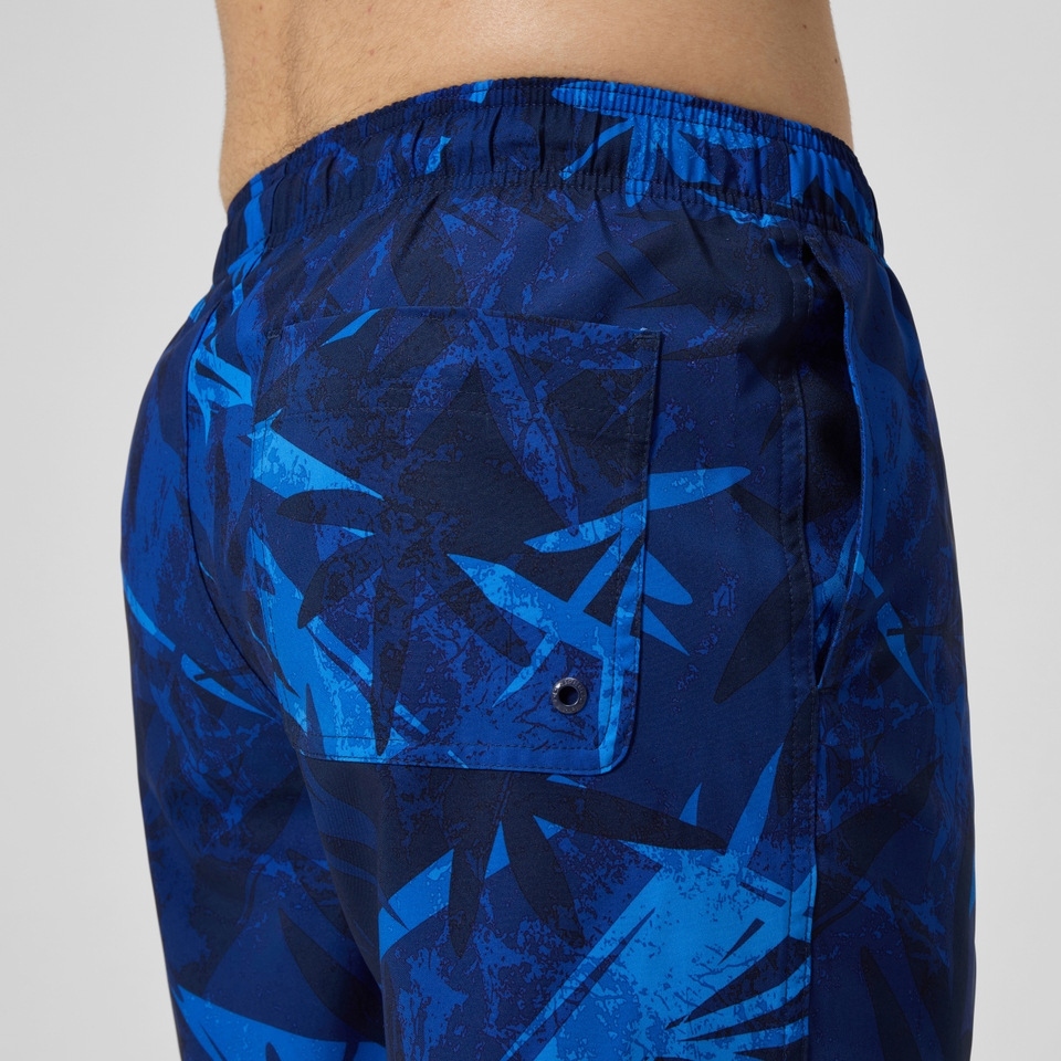Men's Print Redondo Volley 18" Swim Trunks Blue