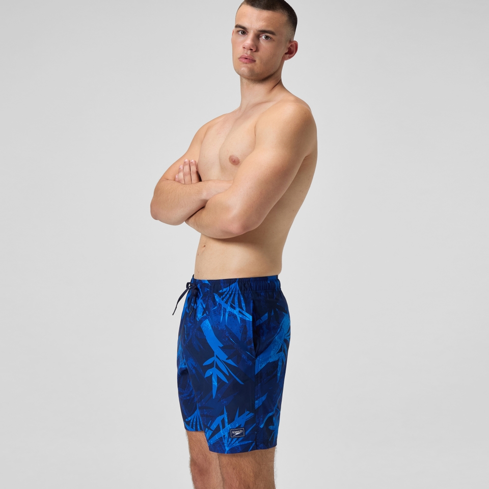 Men's Print Redondo Volley 18" Swim Trunks Blue