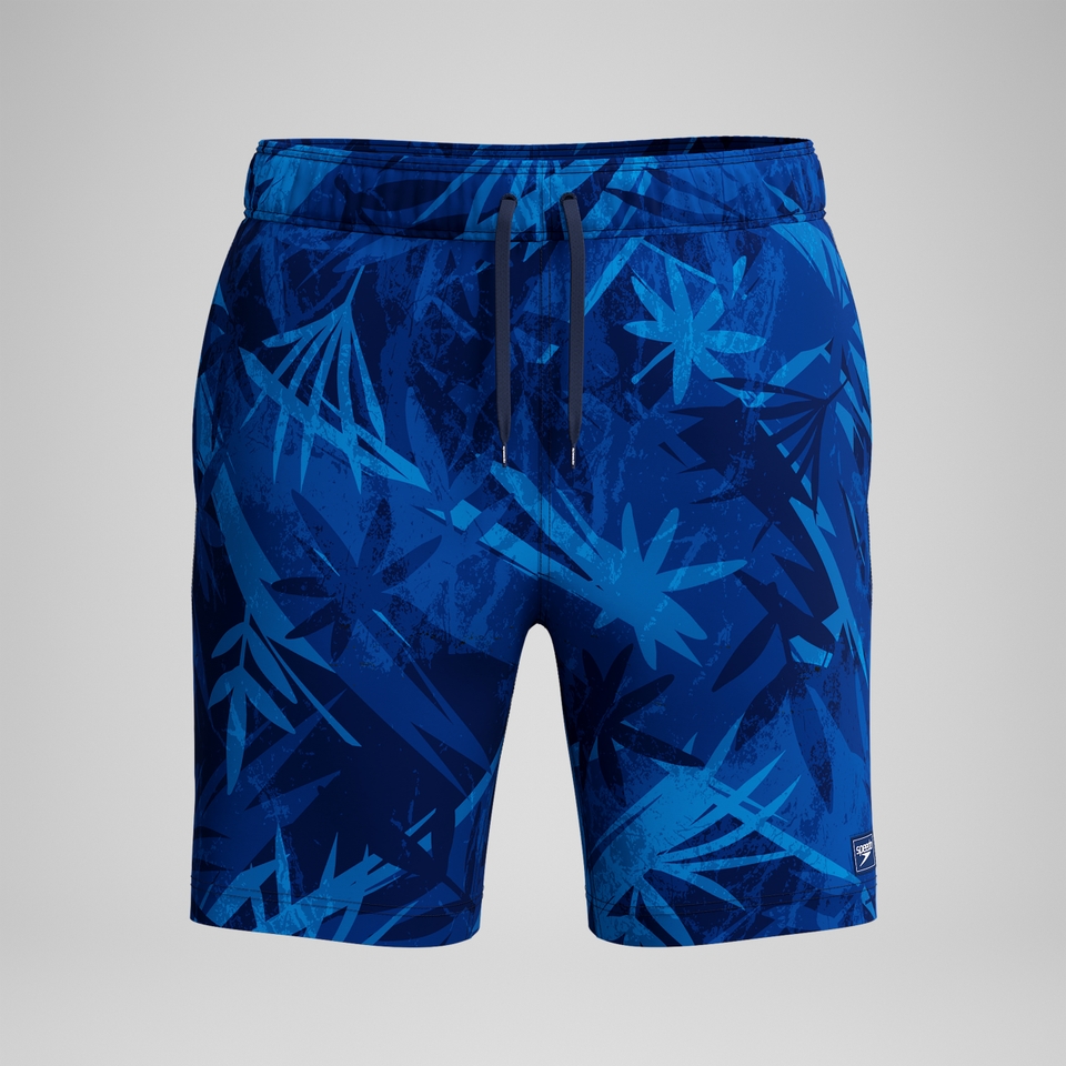 Men's Print Redondo Volley 18" Swim Trunks Blue