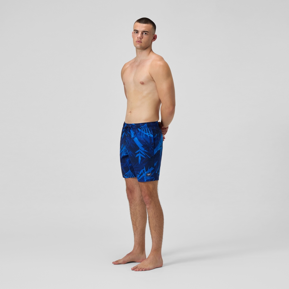Men's Print Redondo Volley 18" Swim Trunks Blue