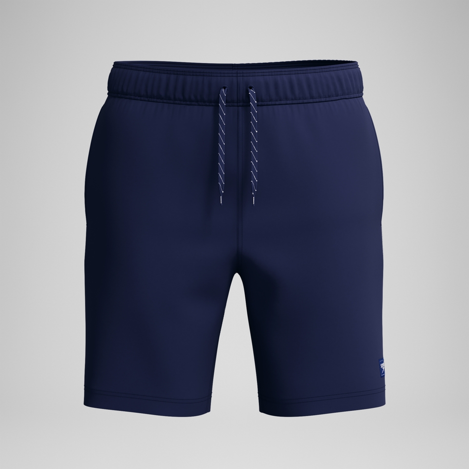 Men's Classic Solid Redondo Edge Volley 18" Swim Trunks Navy