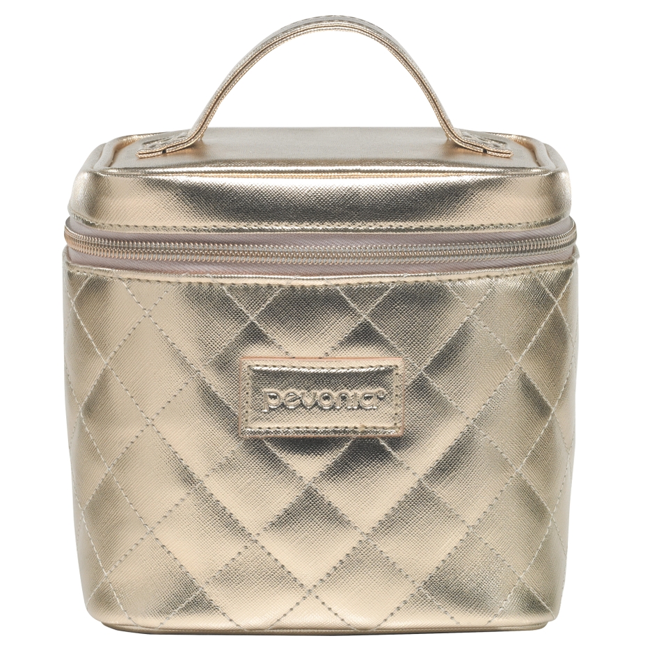 Pevonia Champagne Gold Cosmetic Bag
